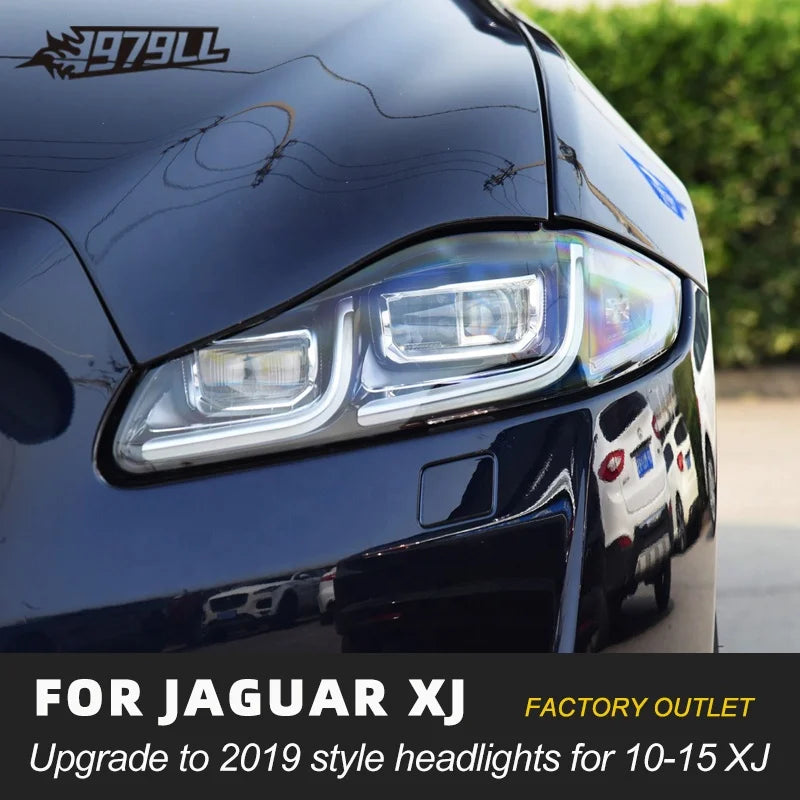 [1979ll] Car Lamp Parts 2014 2015 2010 2013 XJL Upgrade to 2019 Style LED Headlights for jaguar Xj X351