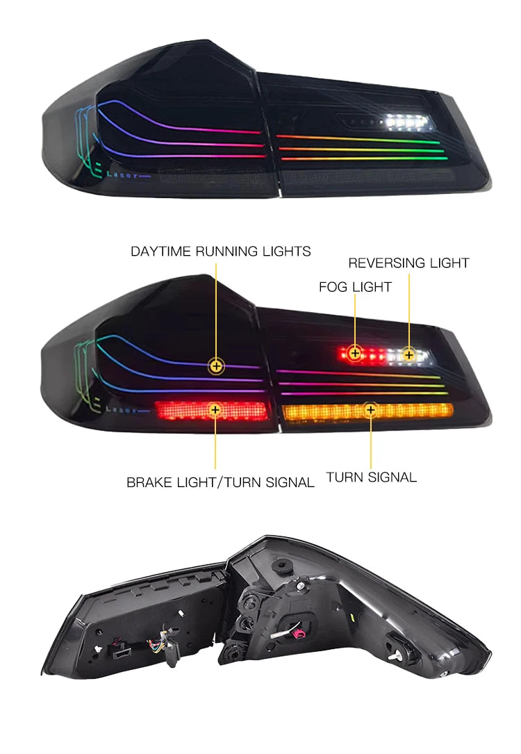 M5 Style LED Tail Lights for BMW 5 Series G30 / G38 (2018–2021)