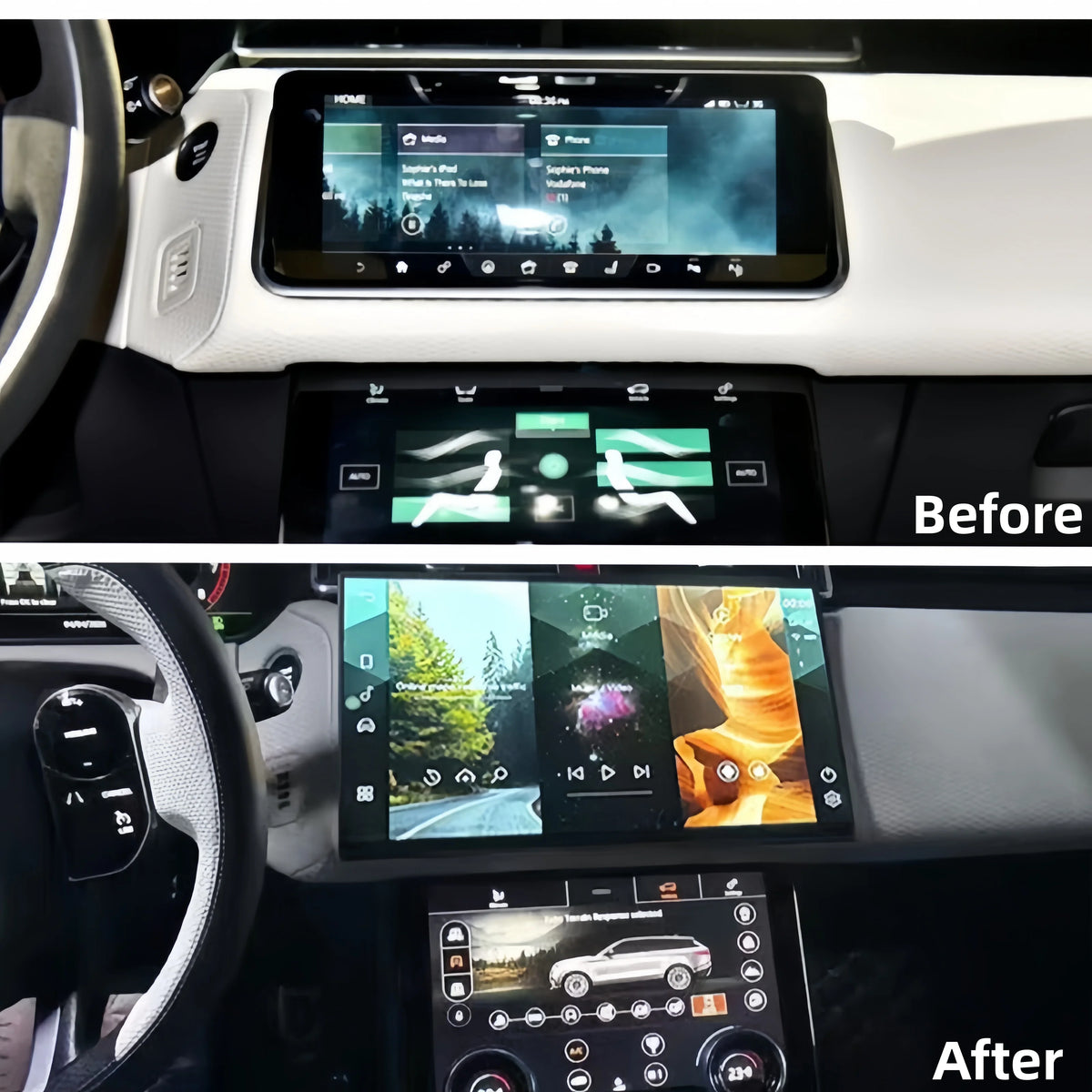13.3" Range Rover Velar car stereo – image 2