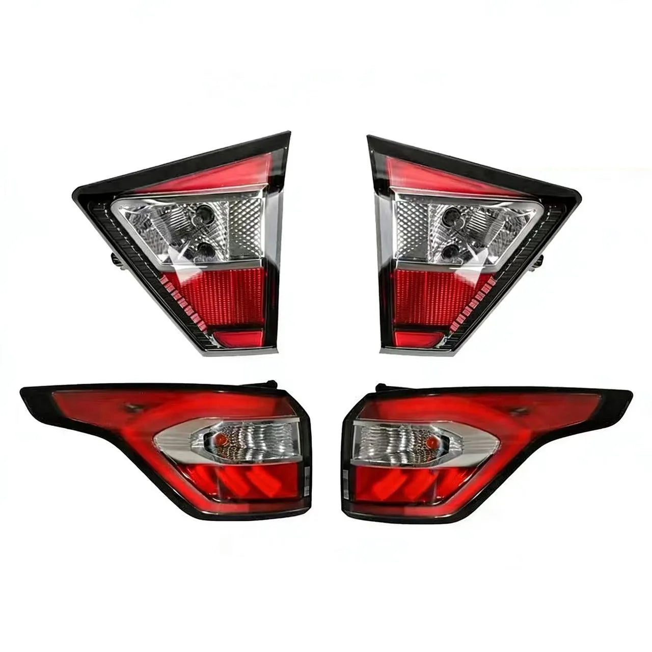 Rear Tail Light Assembly for Ford Escape / Kuga 2017-2019 – Inner &amp; Outer Replacement Tail Lamps