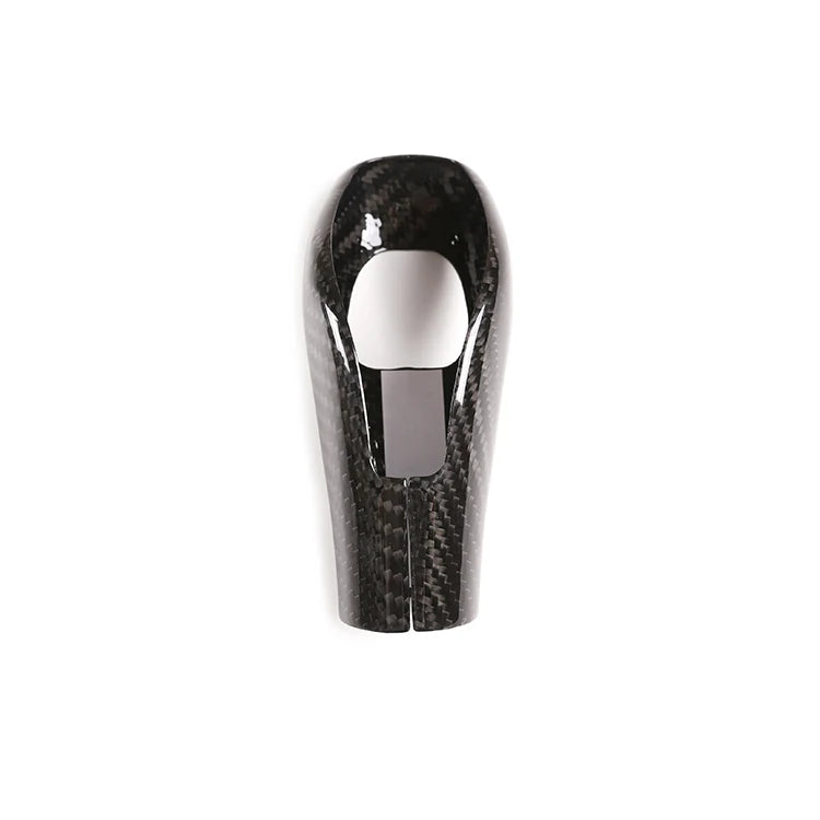 Real Dry Carbon Fiber Gear Shift Cover for Alfa Romeo Giulia &amp; Stelvio (2020–2023)
