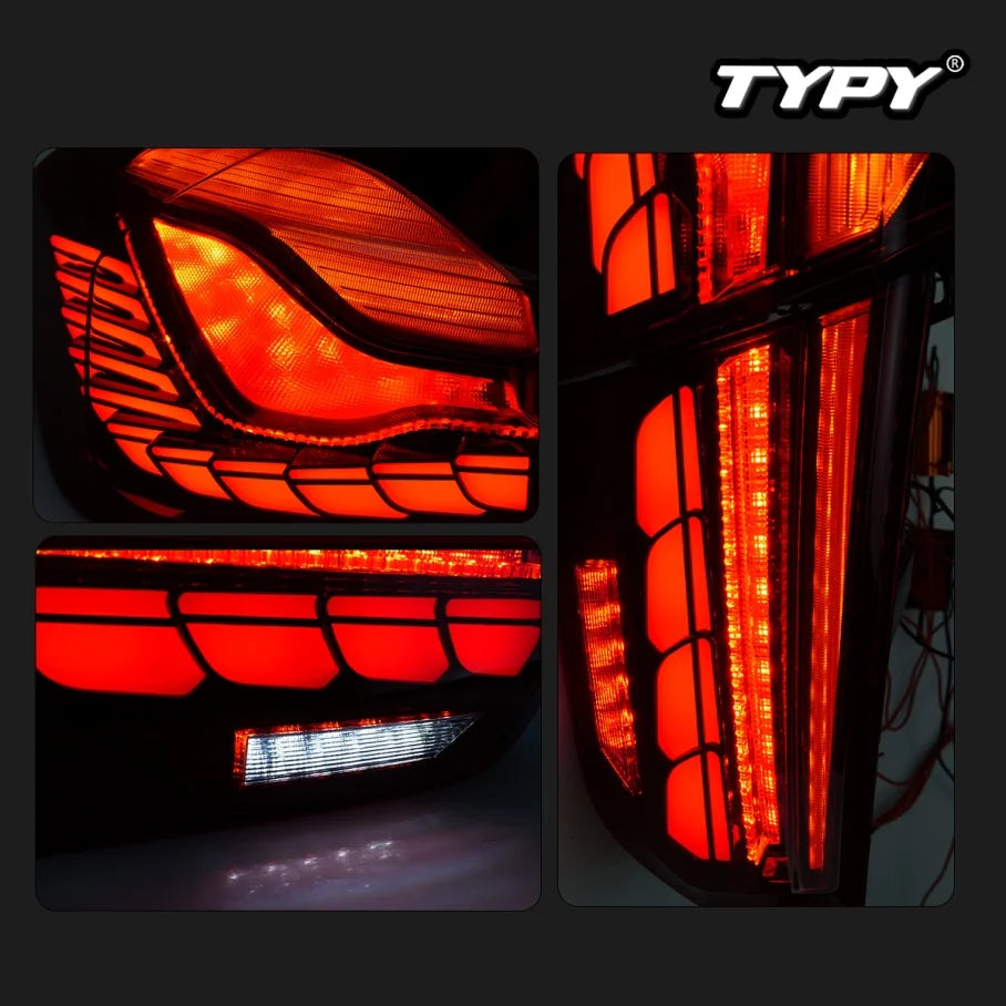 TYPY LED Tail Lights for BMW 3 Series F30 (2013–2018) | Red Lens Rear Light Assembly