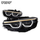 Super Bright LED Headlights for BMW F32, F33, F36 &amp; F80 (2012–2019) | Sequential DRL Upgrade