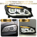 For BMW 7 Series F01 F02 2009-2015 Car Accessories Remanufactured Headlights LED DRL Turn Signals Super Bright 12V Blue Light