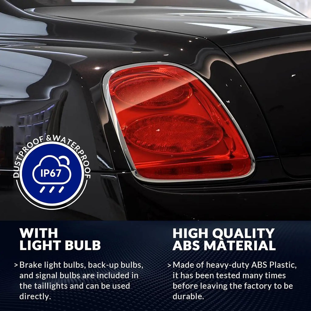 Rear Tail Light Assembly for Bentley Flying Spur (2005–2013) | OEM Replacement Left &amp; Right Lamp