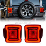 LED Dynamic Tail Lights for Jeep Wrangler JL / JK / JT – Sequential Turn Signals & Startup Animation
