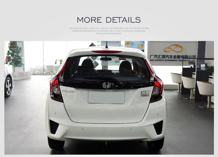 VLAND LED Tail Lights for Honda Jazz GK5 2014-Up – Premium Rear Lamp Upgrade with Modern LED Styling