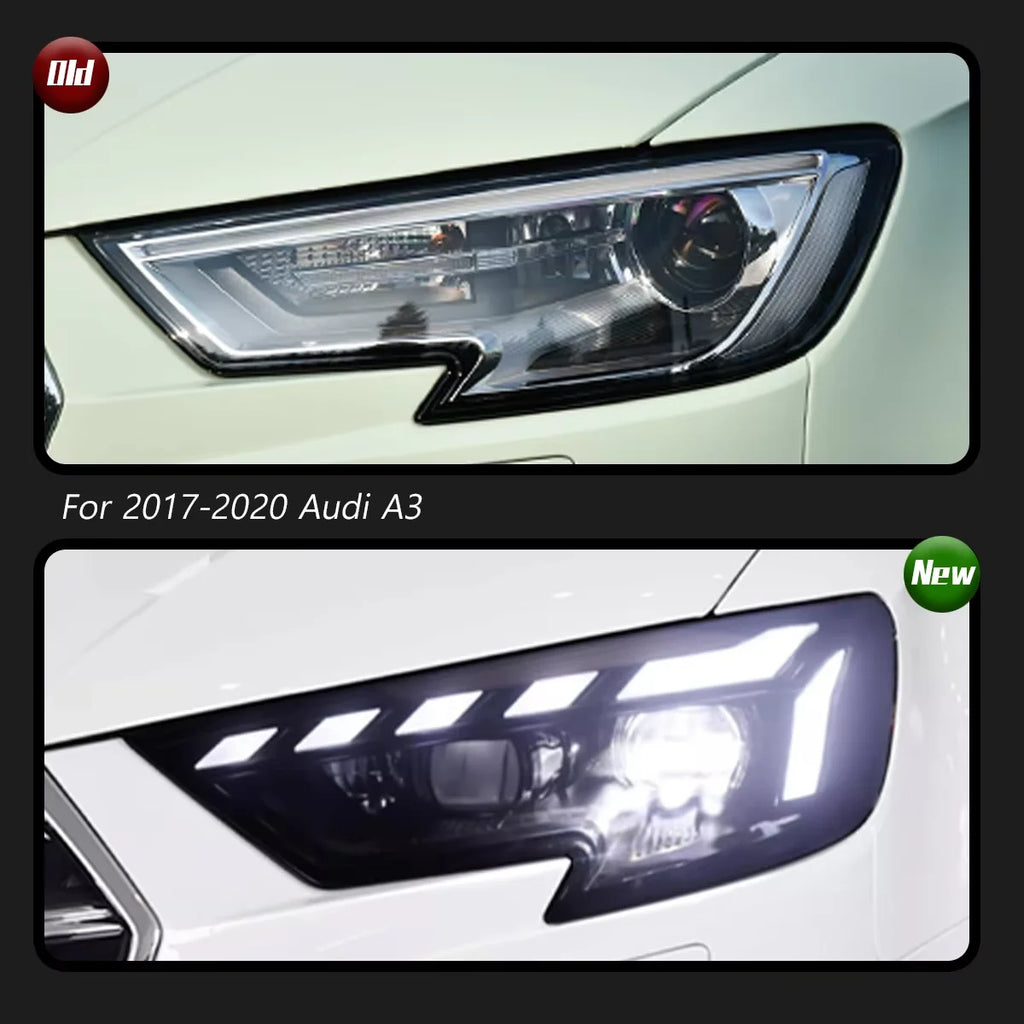 LED Projector Headlights for Audi A3 (2017–2020)