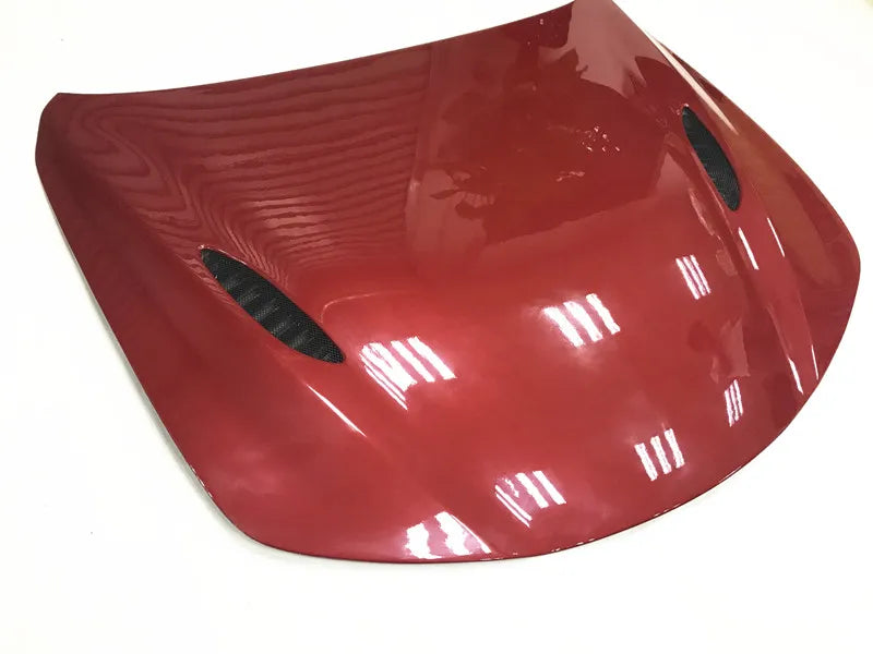 Carbon Fiber Engine Hood for Alfa Romeo Giulia (2017–2020) – Gloss 3K Twill Weave Performance Hood
