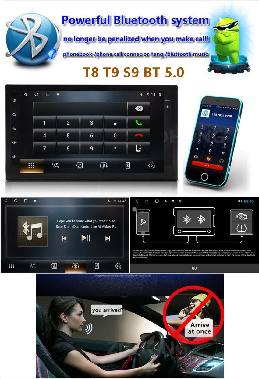 DSP Android for Citroen C4 2 B7 2013 -2016 Autoradio Stereo GPS Navigation Car Radio Multimedia Video Player Carplay