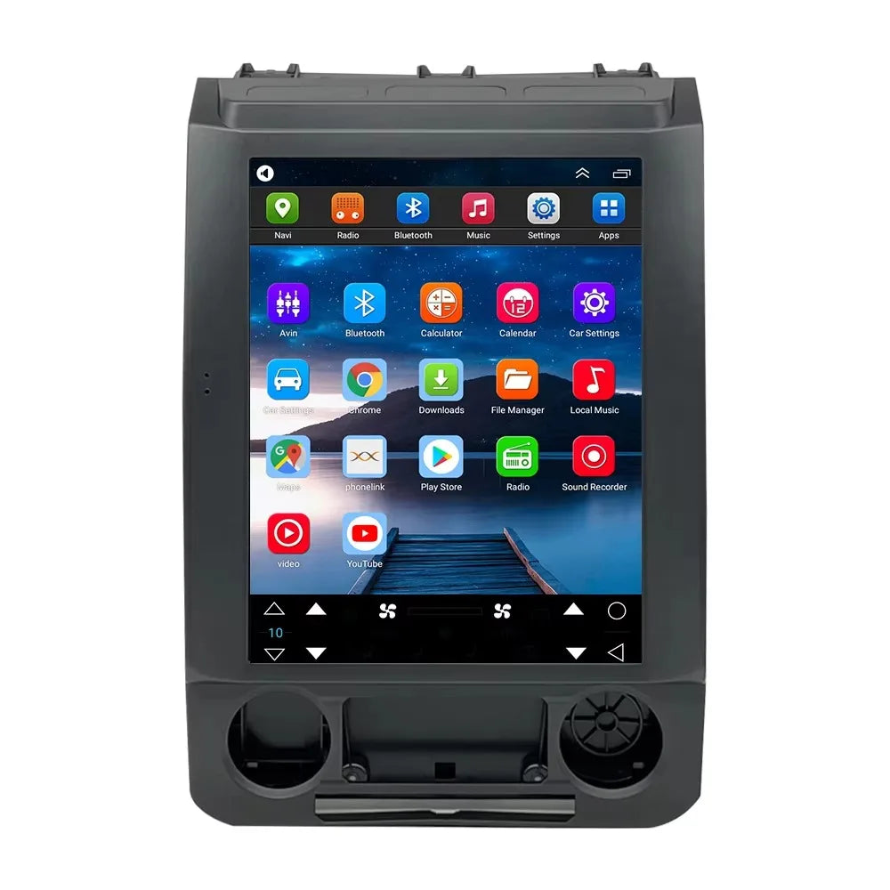 TS10 Android Car Stereo for Ford F-150 2016-2021 – 12.1" Vertical Screen with Wireless CarPlay &amp; Android Auto