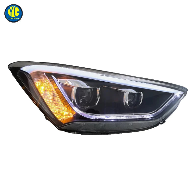 YU GUANG for Hyundai IX45 Santafe Grand 2013 2016 Auto Parts LED Head Light Headlights Upgrade LED Eyes Headlamp Projectors