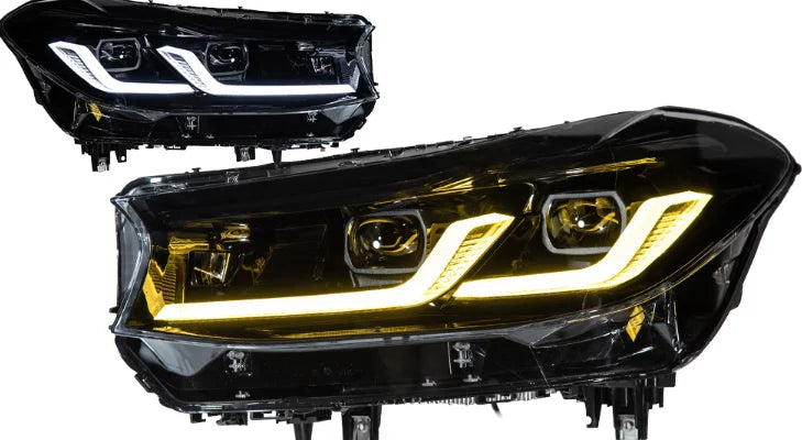 FOR BMW 6 Series GT G32  2017-2020 Golden Eye LED Lens Headlight Assembly
