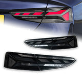 For 2017-2020 Audi A5 RS5 Style Modified Tail Light Assembly, LED Lens, 30W 12V DRL & Sequential Turn Signals