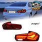 TYPY LED Tail Lights for BMW 3 Series F30 (2013–2018) | Red Lens Rear Light Assembly