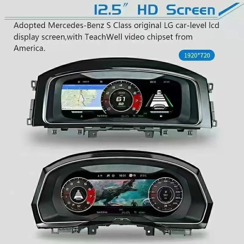 12.3" LCD Digital Instrument Cluster for BMW 4, 5, 6 &amp; 7 Series | X3, X4, X5, X6