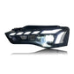 Phare LED de style RS5 pour Audi A5 (2012–2016) – Mise à niveau complète en LED avec feux de jour et clignotants dynamiques
