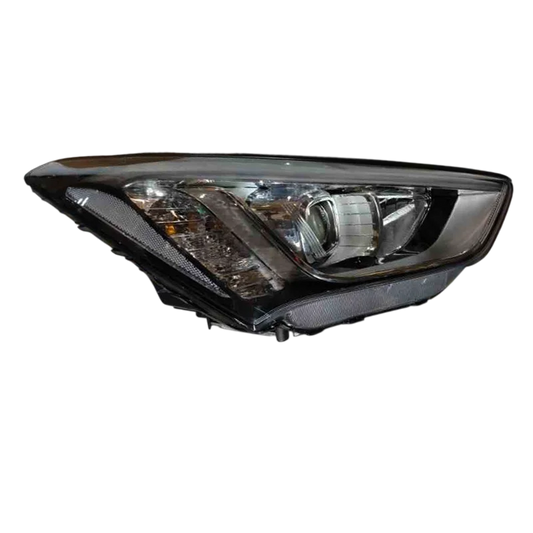 Left Xenon Headlight Assembly for Hyundai Santa Fe 2012 – OEM Replacement Front Lamp (8-Pin Connector)