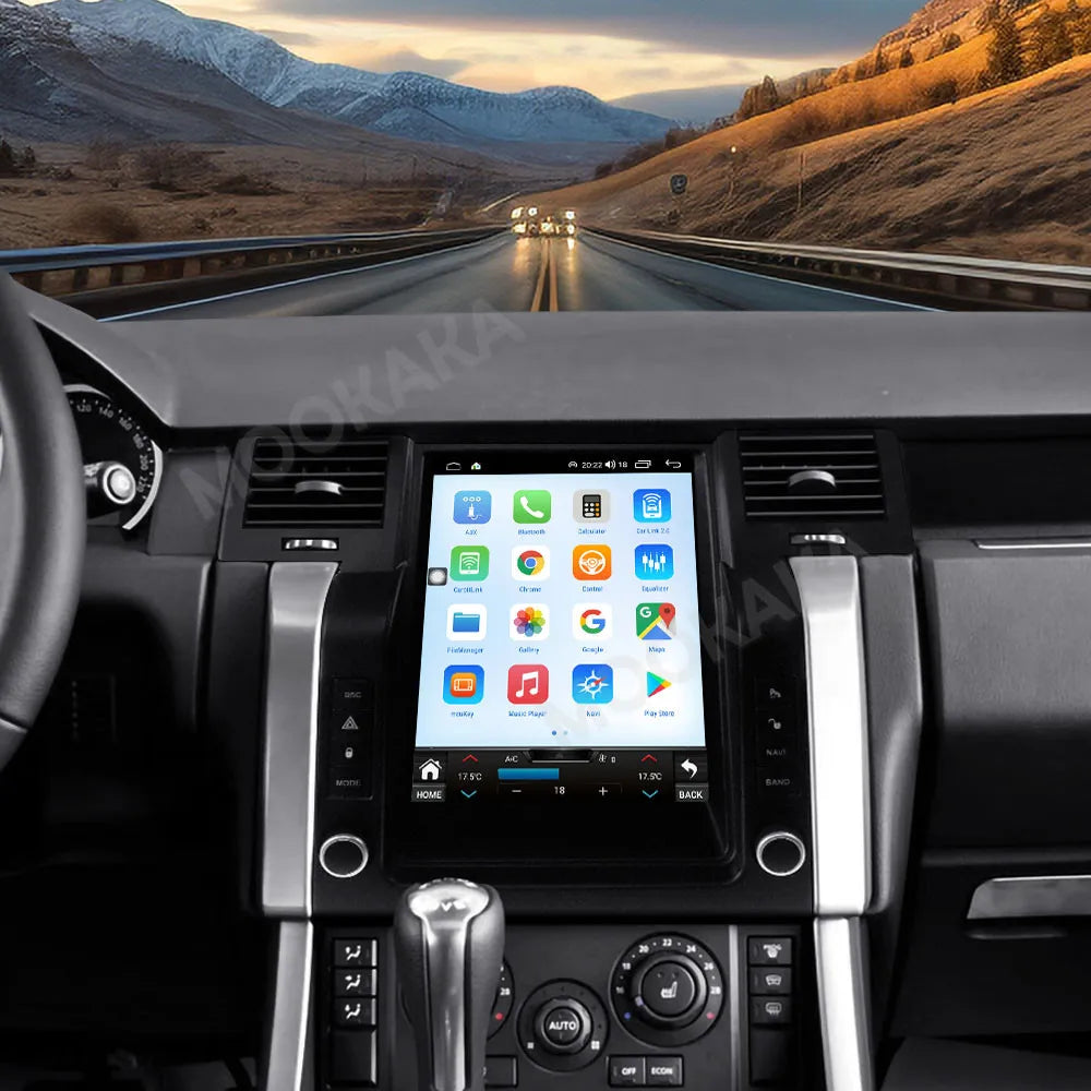 Mookaka 12.1-inch vertical-screen Android car stereo for Range Rover Sport 2005–2009 – image 4