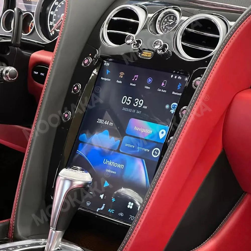 Qualcomm Android Multimedia System for Bentley Continental GT &amp; Flying Spur (2012–2019) | Wireless CarPlay, Android Auto, 4G/5G &amp; GPS Navigation