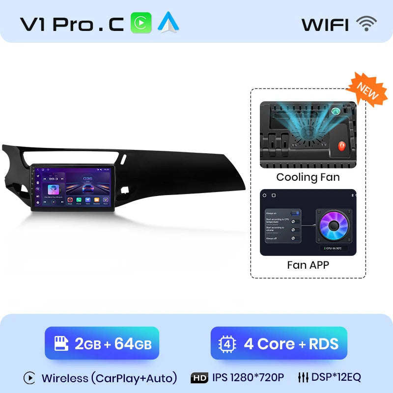 Junsun V1 EU Stock CarPlay for Citroen C3 DS3 2010-2016 Android Car Radio for Citroen C3 DS3 2010-2016 Multimedia Car Stereo