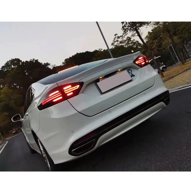 LED Tail Lights for Ford Fusion & Mondeo 2013-2016 – Smoked Rear Lamps with Startup Animation