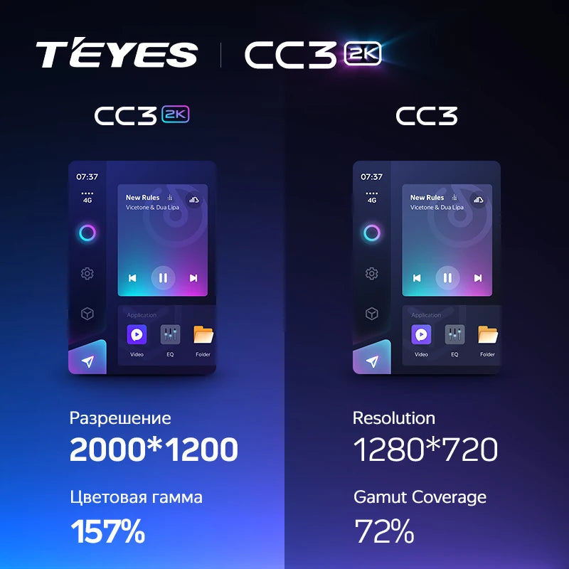 TEYES CC3 2K Android Car Stereo for Audi A6 C6 (2004–2011) | CarPlay &amp; Android Auto Multimedia Navigation System