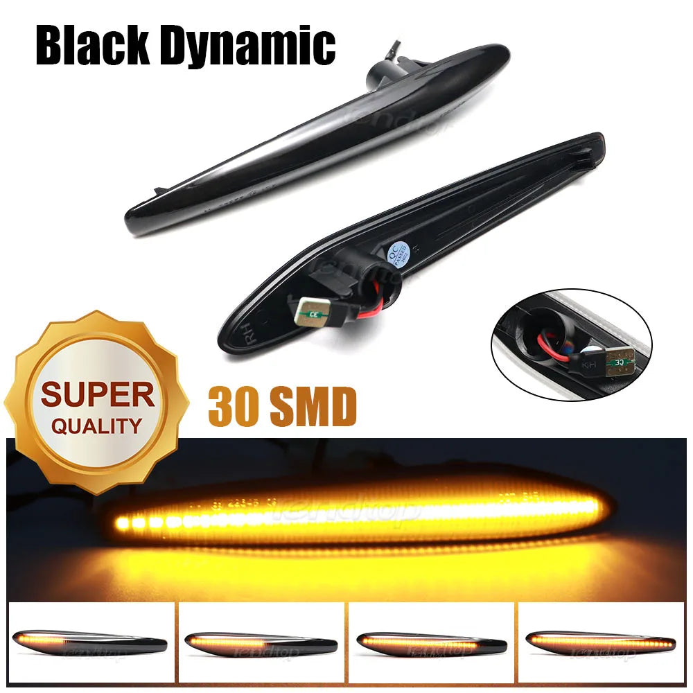 Dynamic LED Side Marker Lights for Alfa Romeo 159, Brera, Spider &amp; Sportwagon (Typ 939) – Sequential Turn Signal Indicators