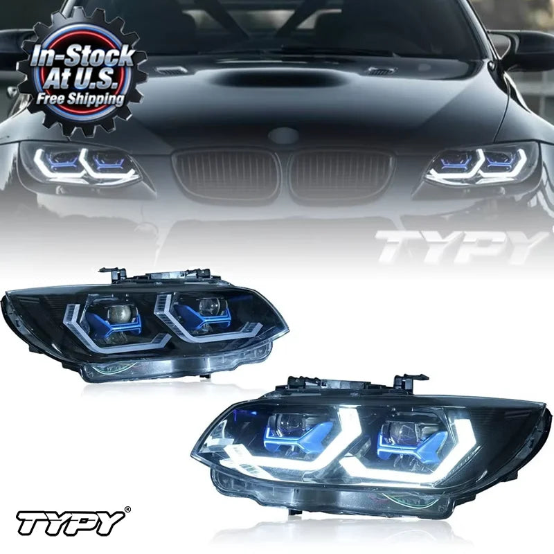 Full LED Headlights for BMW 3 Series E92 & E93 Coupe (2006–2010) | DRL Upgrade