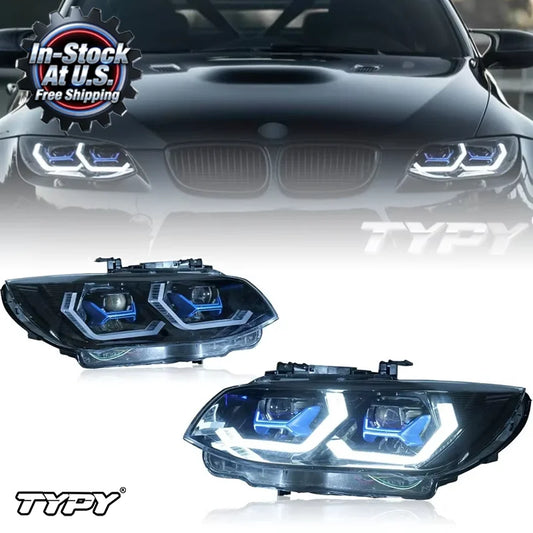 Full LED Headlights for BMW 3 Series E92 & E93 Coupe (2006–2010) | DRL Upgrade
