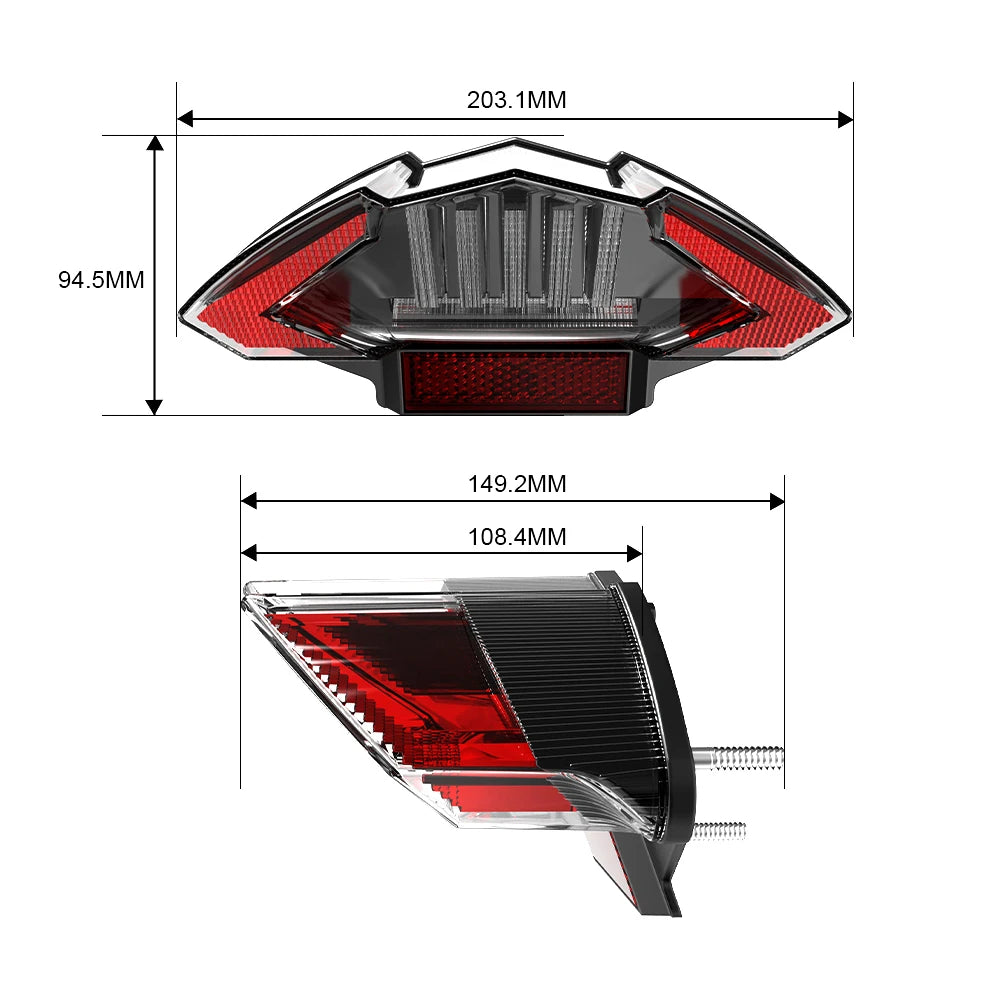 LED Motorcycle Tail Light for BMW F650GS, F800 &amp; R1200GS Adventure