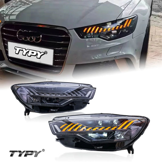 LED Headlight Assembly for Audi A6 (2012–2015) – Premium Upgrade Replacement Headlamp