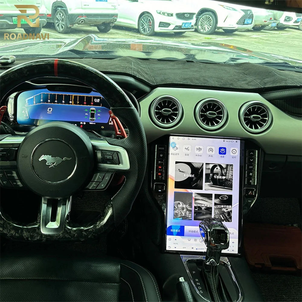 14.5" Android Car Stereo for Ford Mustang 2014-2021 – Wireless CarPlay, Android Auto &amp; 360° Camera Support