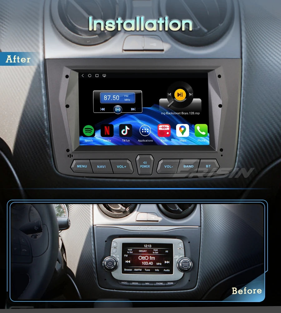 Erisin ES6630M 7" Android 14 Car Stereo for Alfa Romeo MiTo – Wireless CarPlay, Android Auto, GPS &amp; DSP Audio