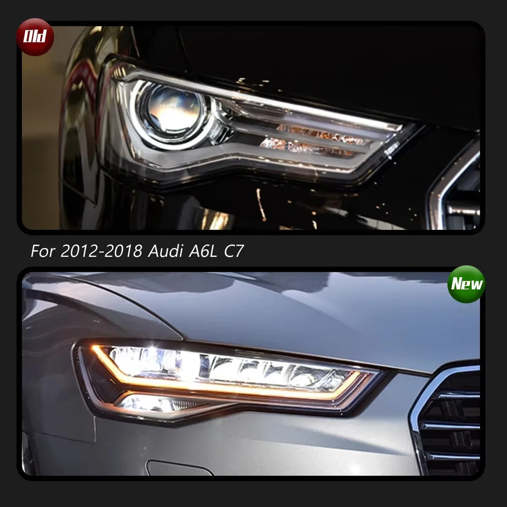 LED Projector Headlights for Audi A6 C7 (2012–2018)