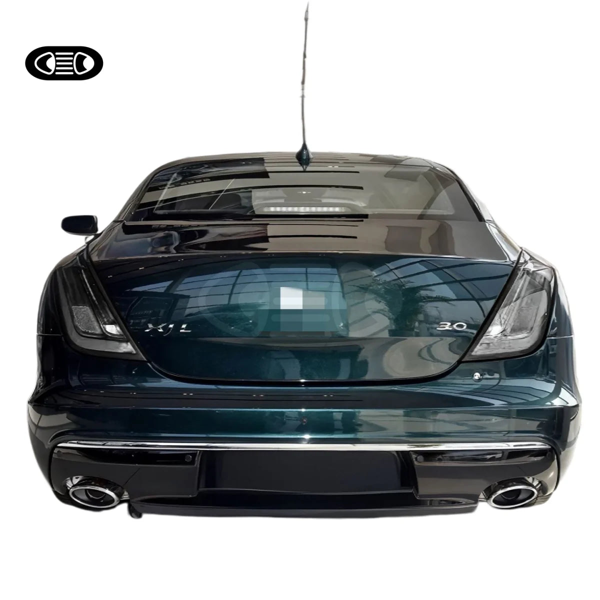 TUZHIHAO Black LED Transparent Tail Lights for Jaguar XJL Venom Series