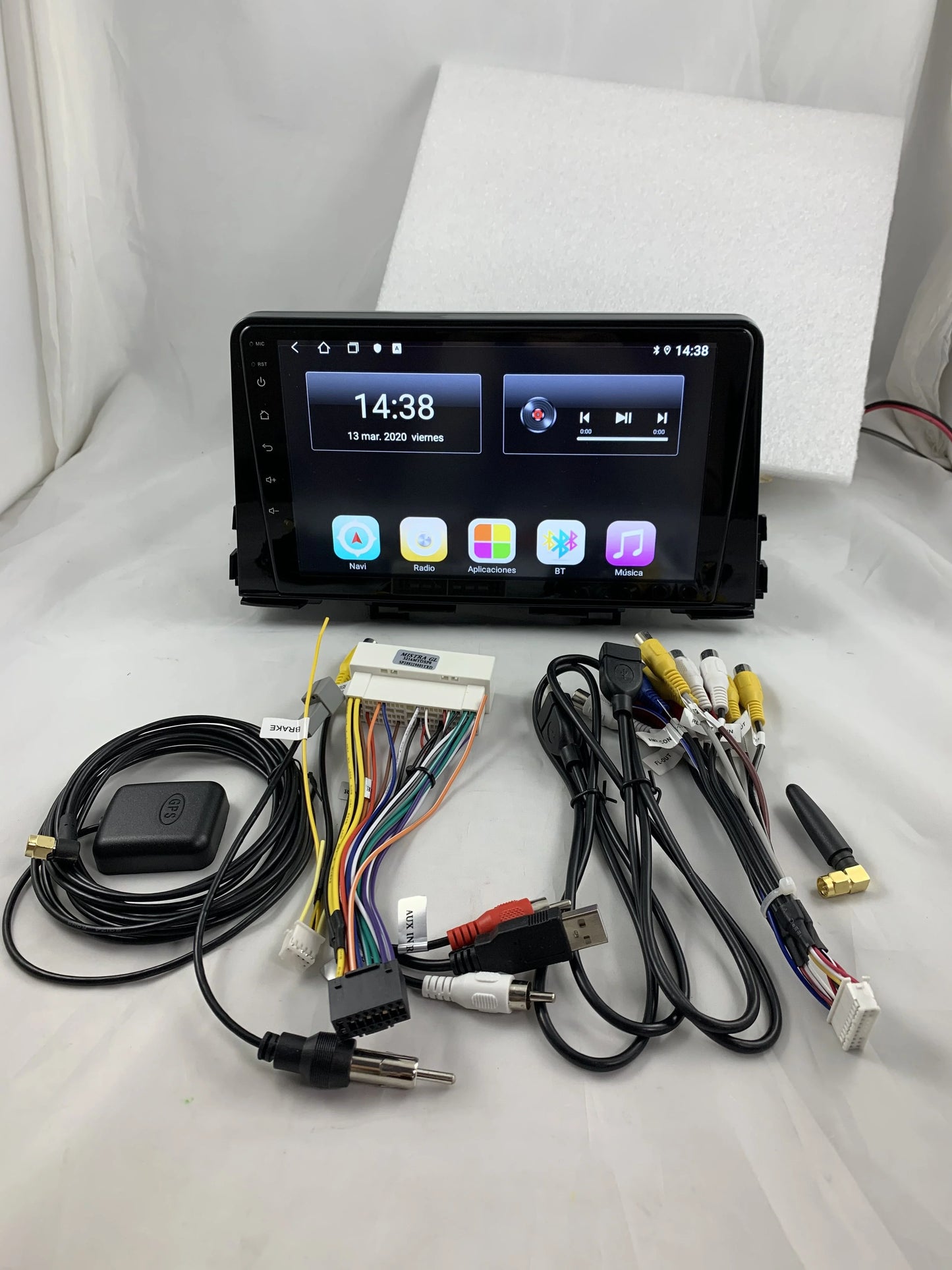 Android GPS BT 9inch Touch Screen 1din Car Radio Car Audio for KIA Picanto Car Audio