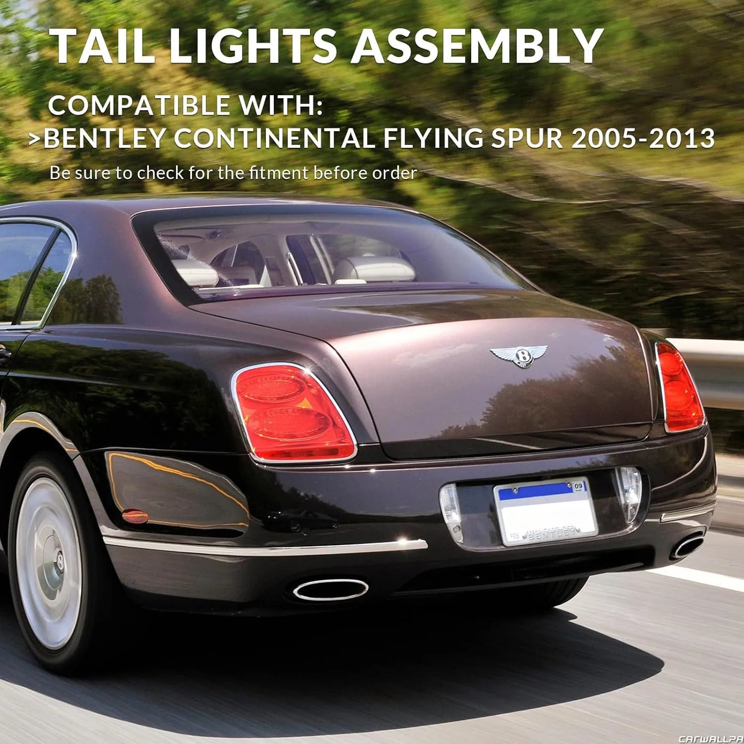 LED Rear Tail Light Assembly for Bentley Flying Spur (2005–2013) | OEM Replacement Left &amp; Right Lamp