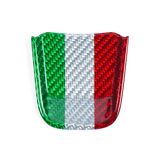Real Carbon Fiber Steering Wheel Chin Trim for Fiat 500 &amp; Abarth (2020–2023)