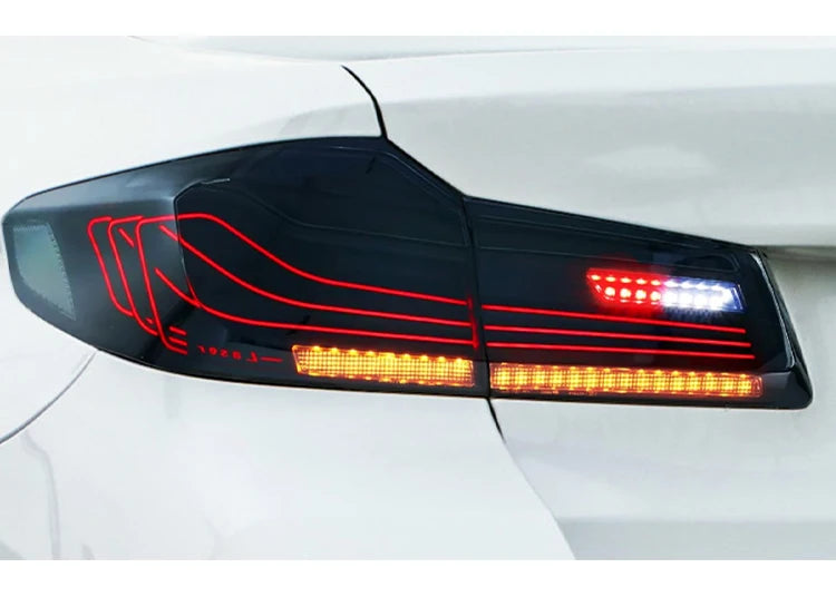 M5 Style LED Tail Lights for BMW 5 Series G30 / G38 (2018–2021)
