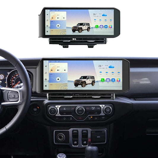 ZWNAV 15.0 Screen Stereo for Jeep Wrangler 2018-2022 Android Car Radio Head Unit Auto Digital Meter Cluster Dashboard Carplay
