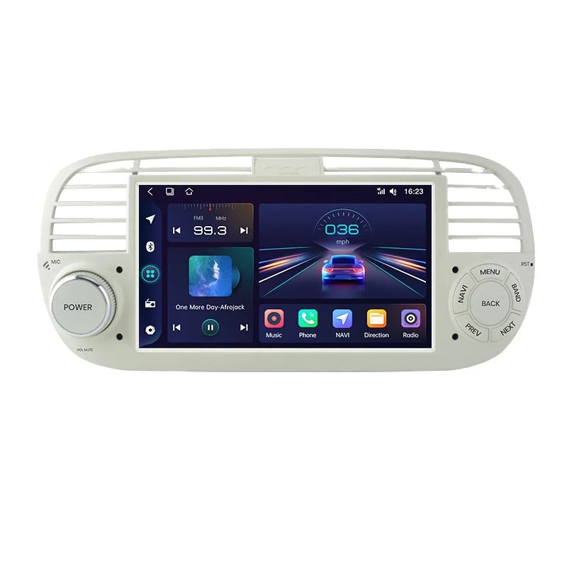 Junsun V1 7-Inch Android Car Stereo for Fiat 500 &amp; Abarth (2007-2015)