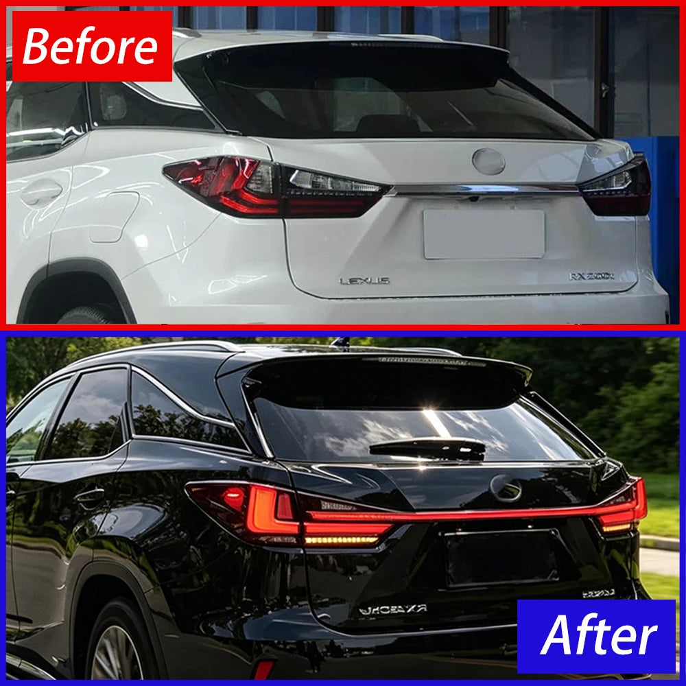 Feux arrière LED pour Lexus RX (2016–2021) – design continu avec clignotant séquentiel