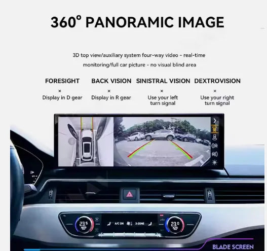 ZWNAV 14.9" Android Car Stereo for Audi A4L &amp; A5 (2017–2019) – 3K Wireless CarPlay &amp; Android Auto