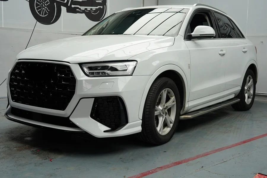 RSQ3 Style Front Bumper Body Kit with Black Grille for Audi Q3 &amp; SQ3 (2013-2018)