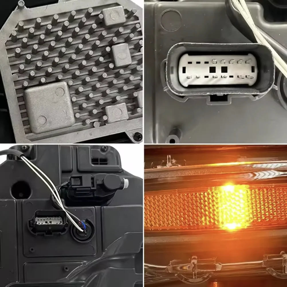 LED Headlight Assembly for Ford Bronco – 6500K White Light Plug & Play Upgrade