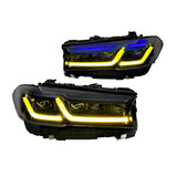 M5 Style LED Laser Headlights for BMW 5 Series G30 / G38 / F90 (2018–2022)