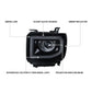 Smoke LED Projector Headlights for GMC Sierra 1500 (2014-2015) & Sierra 2500HD (2015-2019)