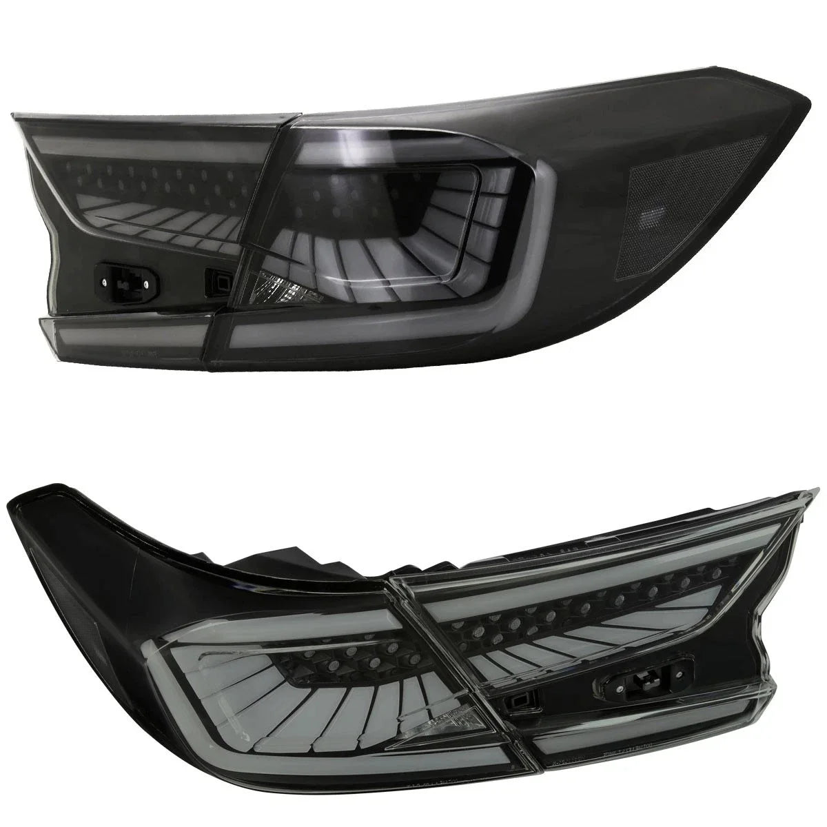 Black/Smoke Sequential LED Tail Lights for Honda Accord Sedan 2018-2022 – Dynamic Turn Signals & Premium Rear Lamp Upgrade